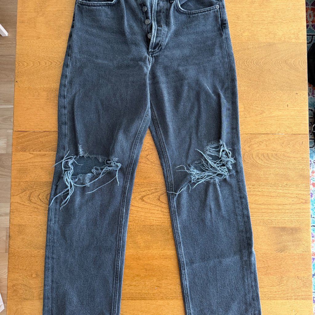 Agolde 90’s Mid Rise Loose Jeans Smokestack (Size 26)